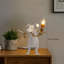 Lampe de table chiot, lumière de bureau décorative avec base E12 (ampoule non incluse)