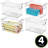 Mdesign Deep Plastic Office Storage Organizer Bin With Handles - 2 Pack - Clear-83063986