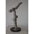 Modern Art Acrobat Couple in Action Chrome Balls Statue Size: 12" x 14" x 27"H