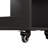 Elik Solid Wood Top Kitchen Island Cart with Wheels & Open Adjustable Shelves-2031172371