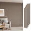 Ensemble de panneaux muraux à lattes de bois 4 pièces x 106 po x 12,6 po (ensemble de 4 / 37,1 pieds carrés)-96886586