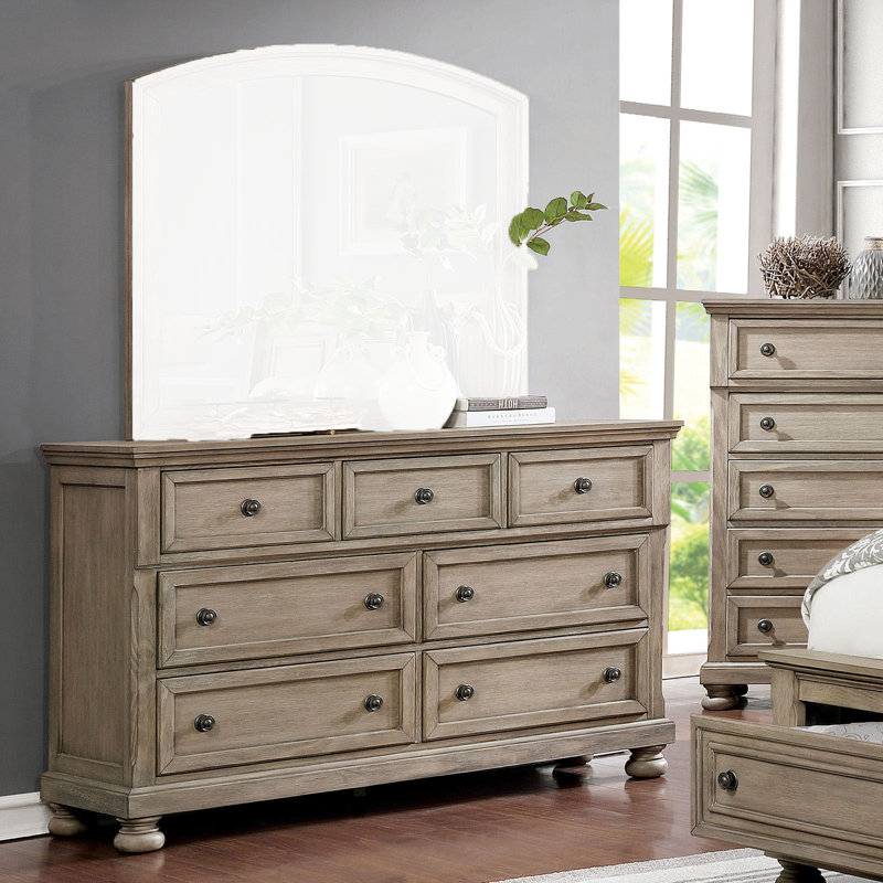 Manheim 65.5'' W 7 - Drawer Dresser, Gray