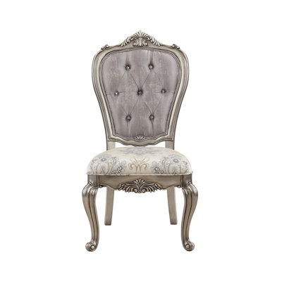 Chaise d'appoint rembourrée en velours Parckur