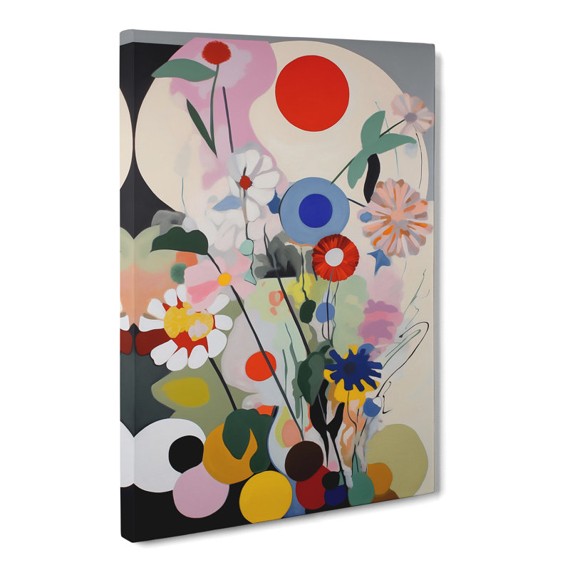 Ciarletto Flowers Bauhaus Vol.5 - Wrapped Canvas, 50cm H x 35cm W x 3cm D