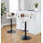 Laurenzio Swivel Upholstered Adjustable Height Counter Stool with Metal Frame-93570918-93570922
