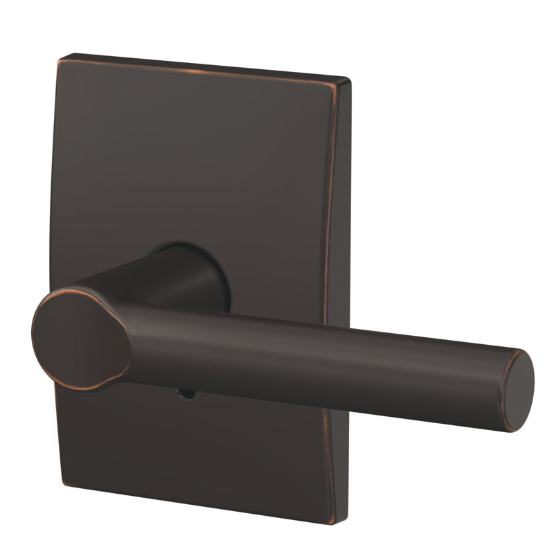 Custom Broadway Non-Turning Lever with Century Trim, Aged Bronze