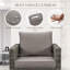 Chaise de terrasse en osier pour 2 personnes avec coussins Nodaway-88367422