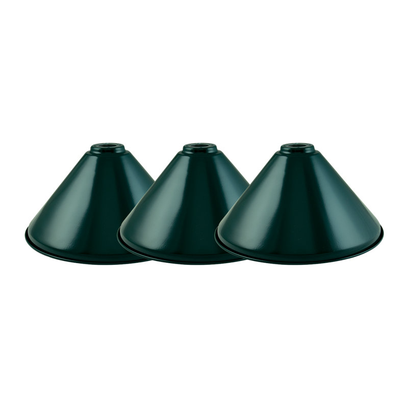 Abat-jour de table de billard vert - ensemble de 3, Vert