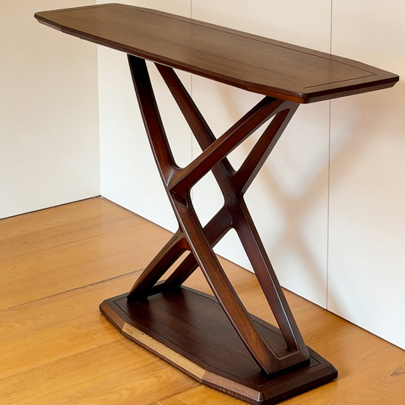 Chinese-style simple retro console table