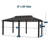 Santa Monica Aluminum Patio Gazebo-93776338