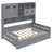 2 Drawers Daybed With Bookcase And Cabinet-1895393597-1895393587
