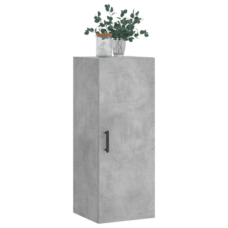 Mayowa Wall Mounted Cabinet 34,5x34x90 cm, Concrete Grey