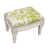 Chartreuse / mélange de lin blanc