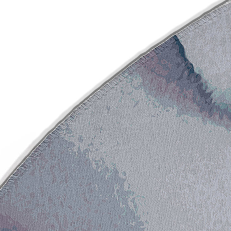 Tapis intérieur et extérieur Soft Waters, Rond 5 pi