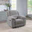 Fauteuil inclinable et oscillant gris Sebring