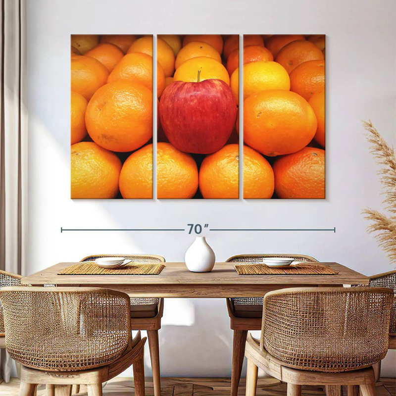 Yarlin Apple Among Oranges, 42" H x 65" W