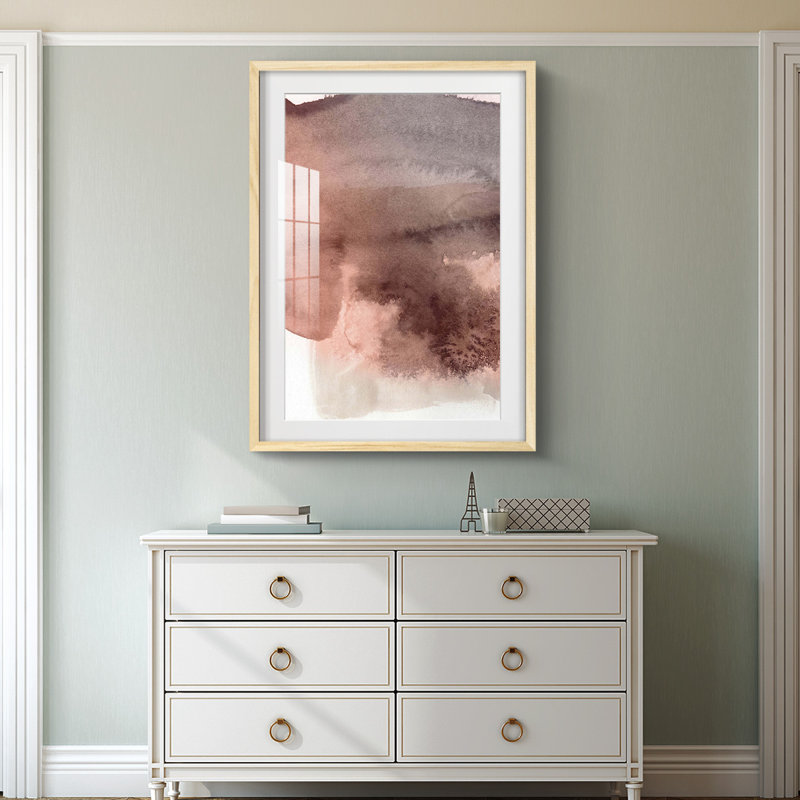 Red Ochre Abstract II -Framed Print