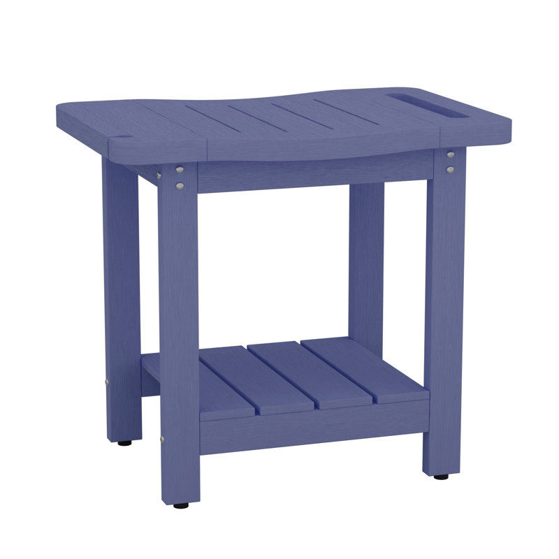 Shower Benches for Shower to Sit on Bathroom Bench with Storage, Handles, and Shower Head Holder,  Waterproof Shower Seat for Inside Shower, No-Slip