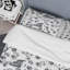 Encre noire avec pattes de chat - ensemble de housse de couette animaux - microfibre de polyester-612312870