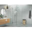 Halo 36 in. x 48 in. x 78 in. 90-degree Fully Frameless Glass Hinged Shower Enclosure-1312267604