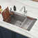 Ruvati Multi-function Workstation Organizer and Caddy with Soap Dispenser and Knife Block