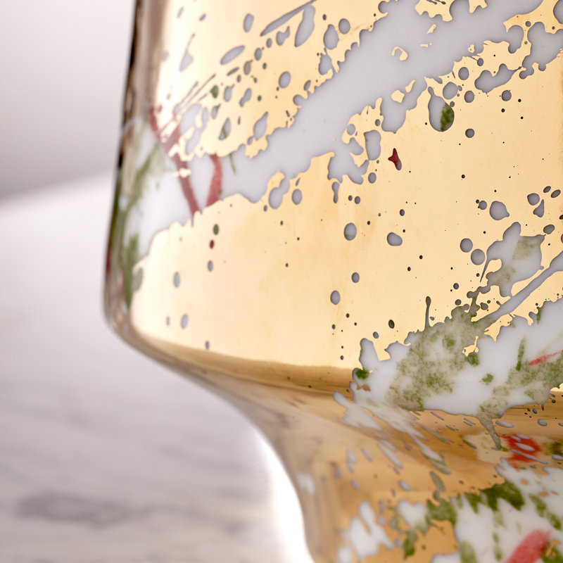 Ardent Ceramic / Porcelain Table Vase, 12.25" H x 10.25" W x 10.25" D