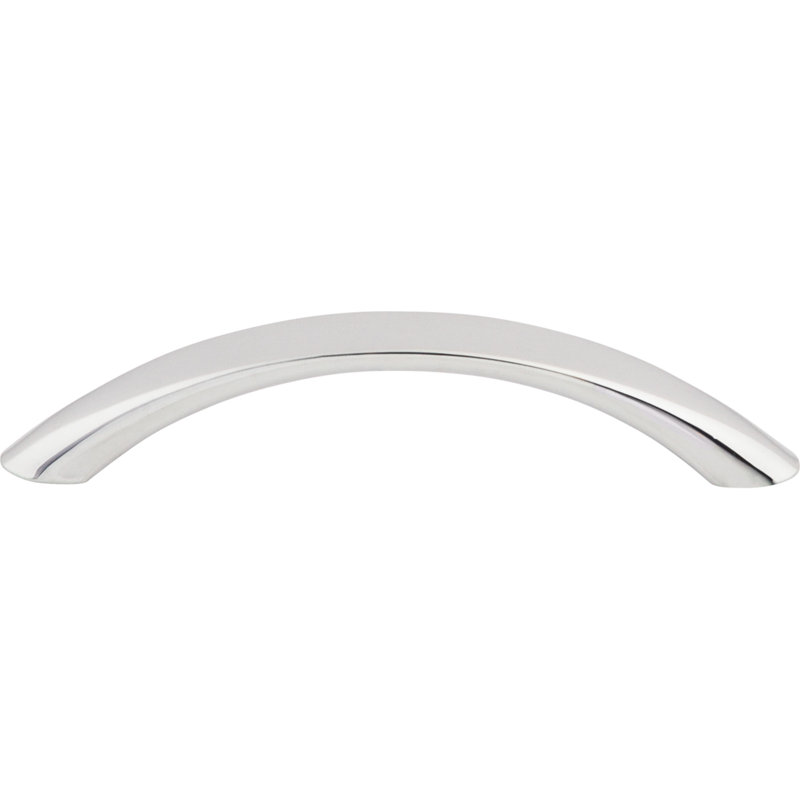 Bow Bar pull, Polished Chrome, 3 3/4" Center to Center