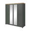 Nielsine 4 Door Manufactured Wood Wardrobe-1631374172