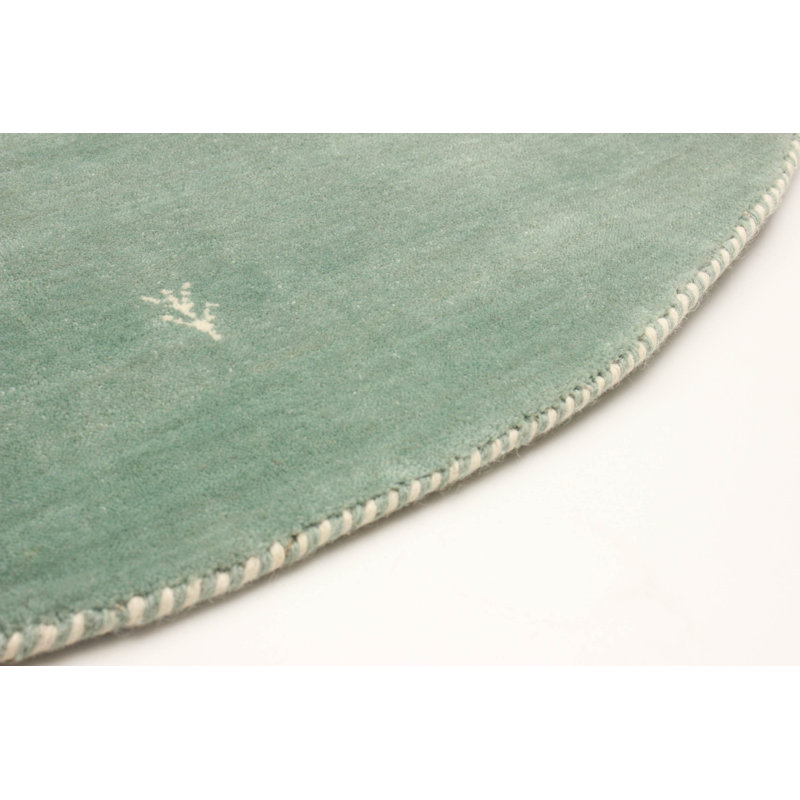 Tapis bleu sarcelle Kashkuli Gabbeh 4 pi 11 po x 4 pi 11 po