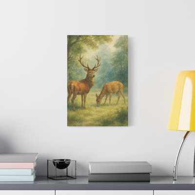 Aaroon Single Picture Frame Print on Canvas