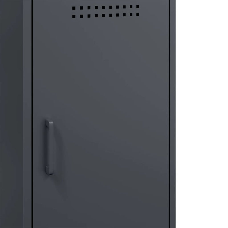 Ambreal Steel Accent Cabinet, Anthracite