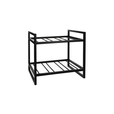Bergin Tabletop Wine Bottle Rack in Black