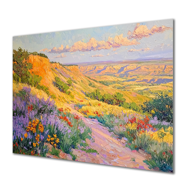 «Palo Duro Canyon Texas - Paysages», impression sur métal, H 24 po x l 32 po