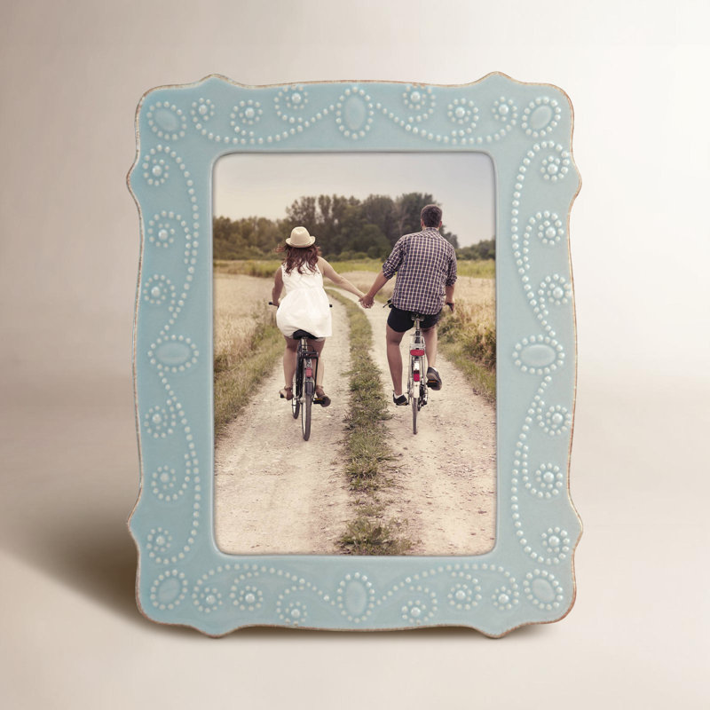 Cadre photo French Perle Giftware, Bleu givré