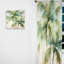 Green Minimalisme Palm Trees I - Rideau floral obscurcissant palmiers et palmiers - 1 panneau-107831149