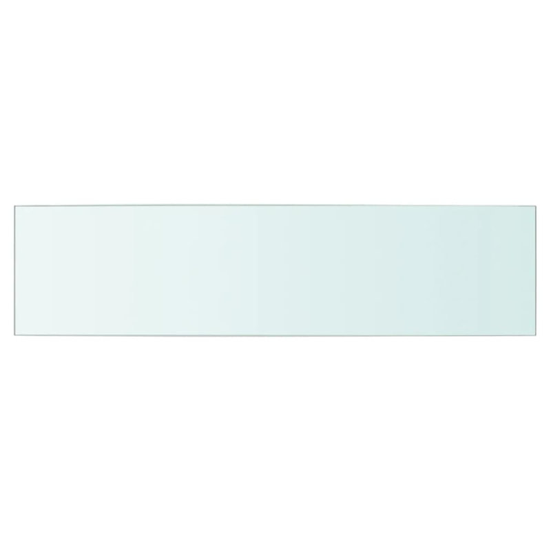 Tablette en verre, H 0,31 po x l 23,6 po x P 5,9 po