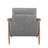 Minetta Accent Chair With Solid Wood Legs-106408912