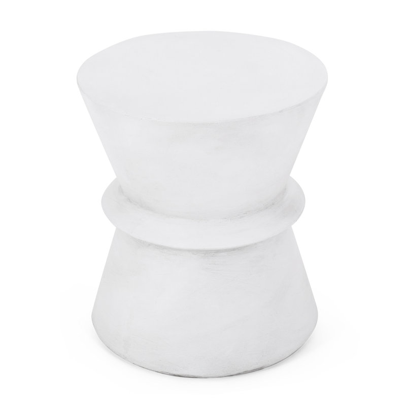 Outdoor Lightweight Concrete Side Table