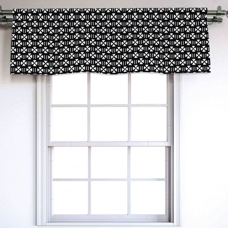 Sateen Ruffled Window Valance