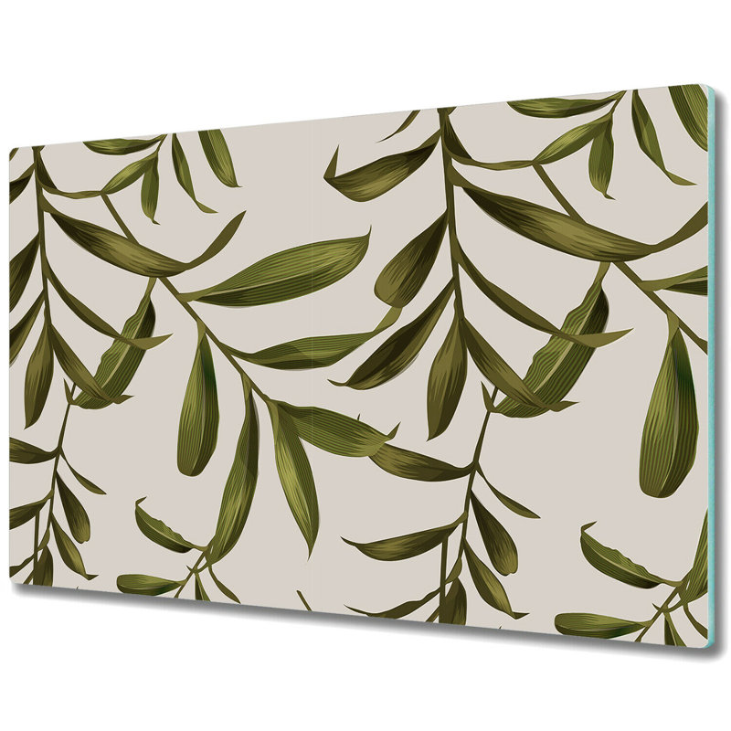 Zoee Symmetrical Color Leaves Chopping Board, 80cm L x 52cm W