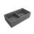 Contempo 36'' L Double Bowl Fireclay Kitchen Sink-86508411