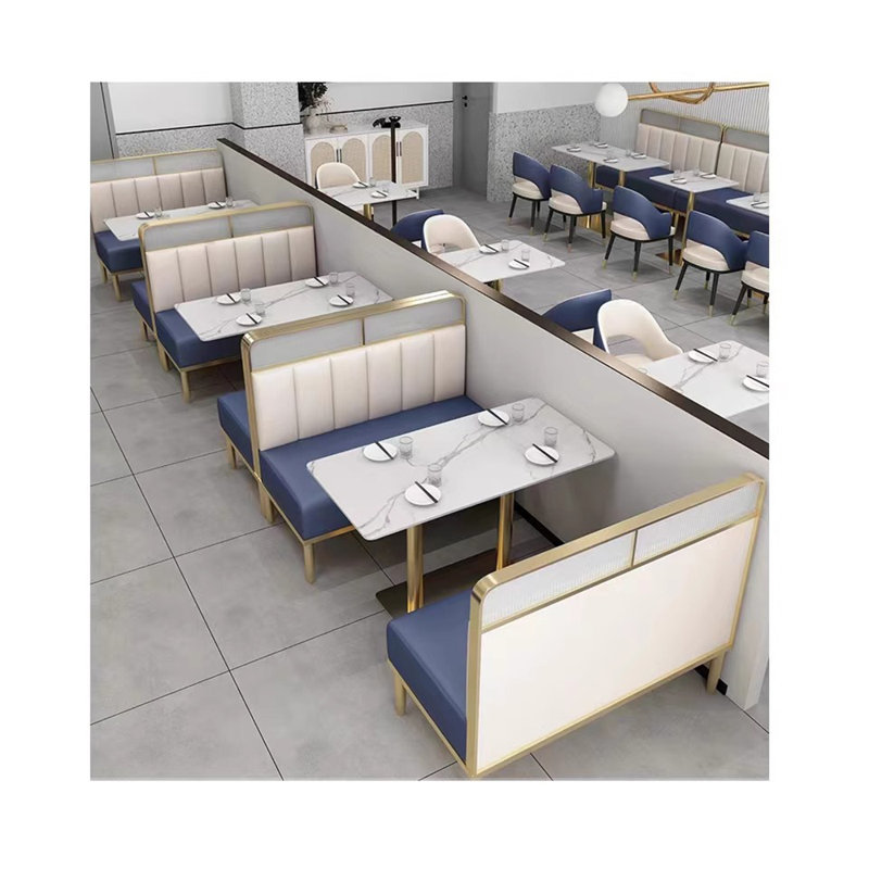 Banc de restaurant léger et luxueux