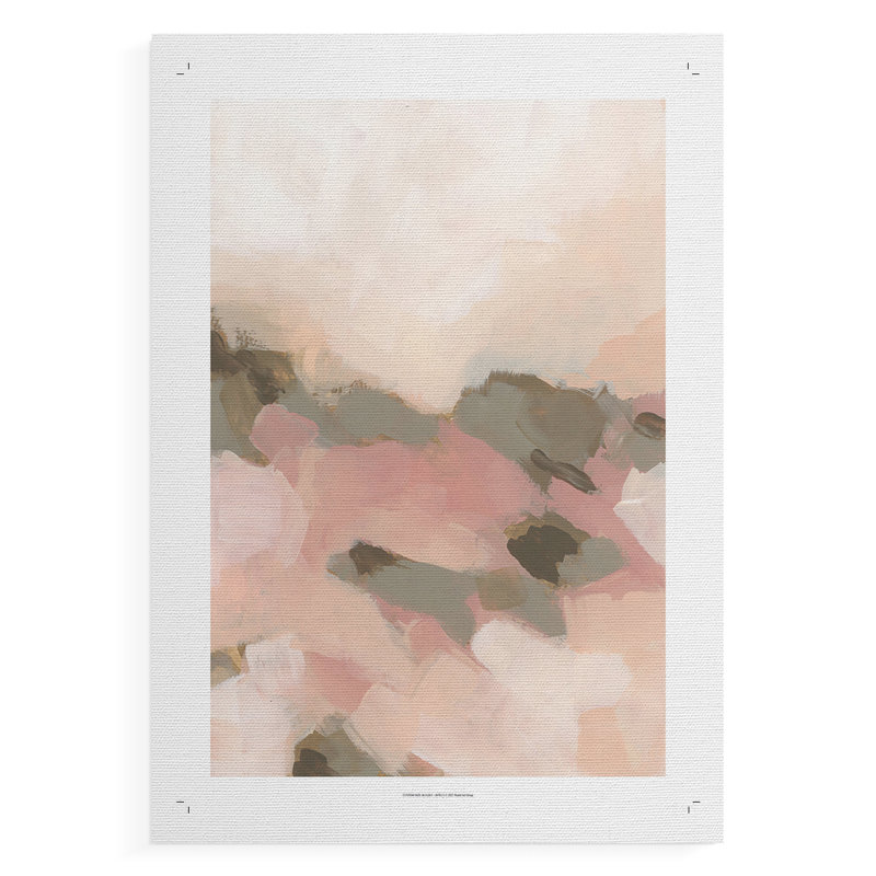 Desert Rose Valley I - Impression sur toile seulement - NON-CADRE, H 27 po x l 18 po