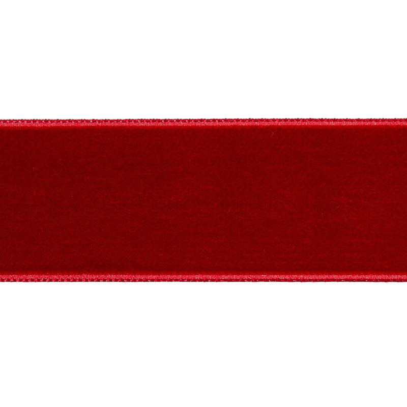Velvet Tape Wide, Crimson