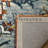 Vahakn Hand Tufted Wool/Cotton Southwestern Rug in Blue/Rust-1883799136