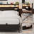 Bed Frame With Charging Station And RGB LED Lights, Headboard With Storage No Box Spring Needed-1412902000-1412902015