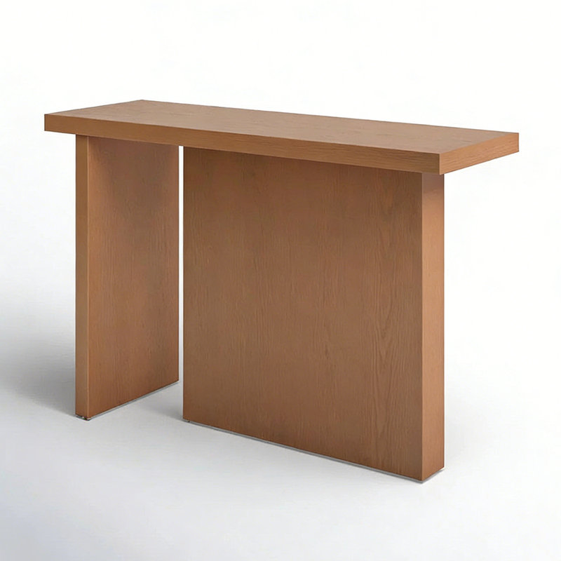 Console rétro simple, H 31,5 po x l 70,9 po x P 13,8 po, Brun