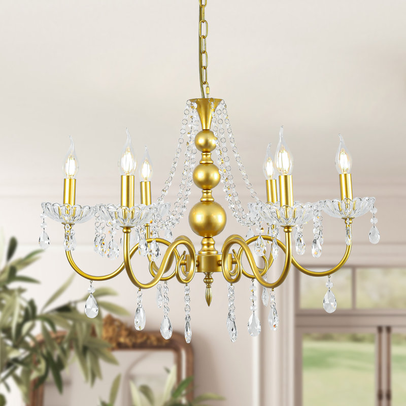 6 - Light Candle Style Chandelier