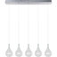 Luminaire suspendu à 5 lumières à intensité variable Deva