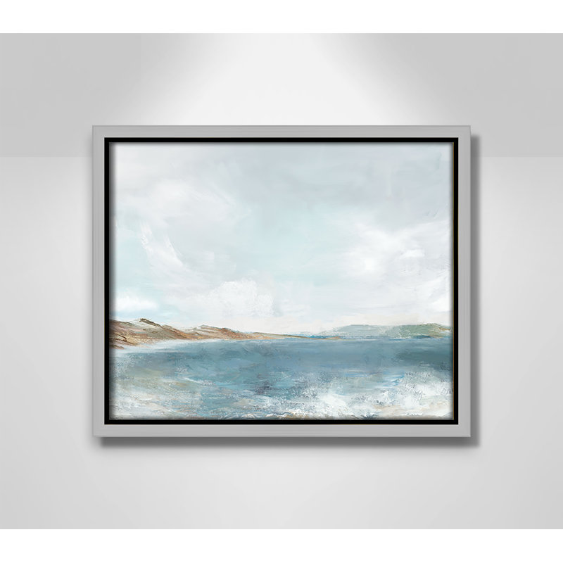 Echoes in Blue -- Landscape Version Print by PI Studio, Silver, 9.5" H x 11.5" W
